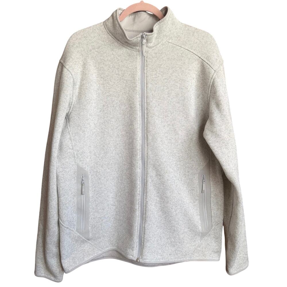 ARC'TERYX Covert Cardigan Full Zip Sweater Men’s Size XL White Outdoor Wear Warm